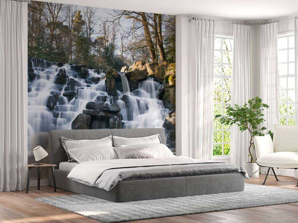 Waterfall in winter