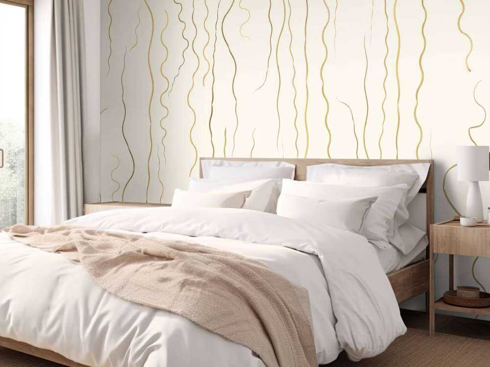 Organic lines grass beige