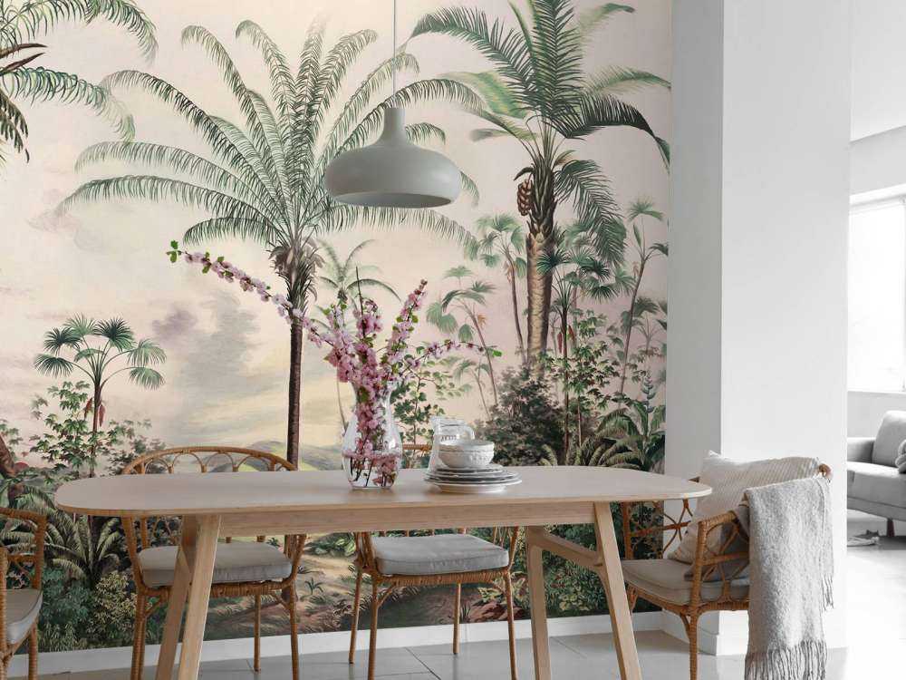 Romantic Tropics Dark Green