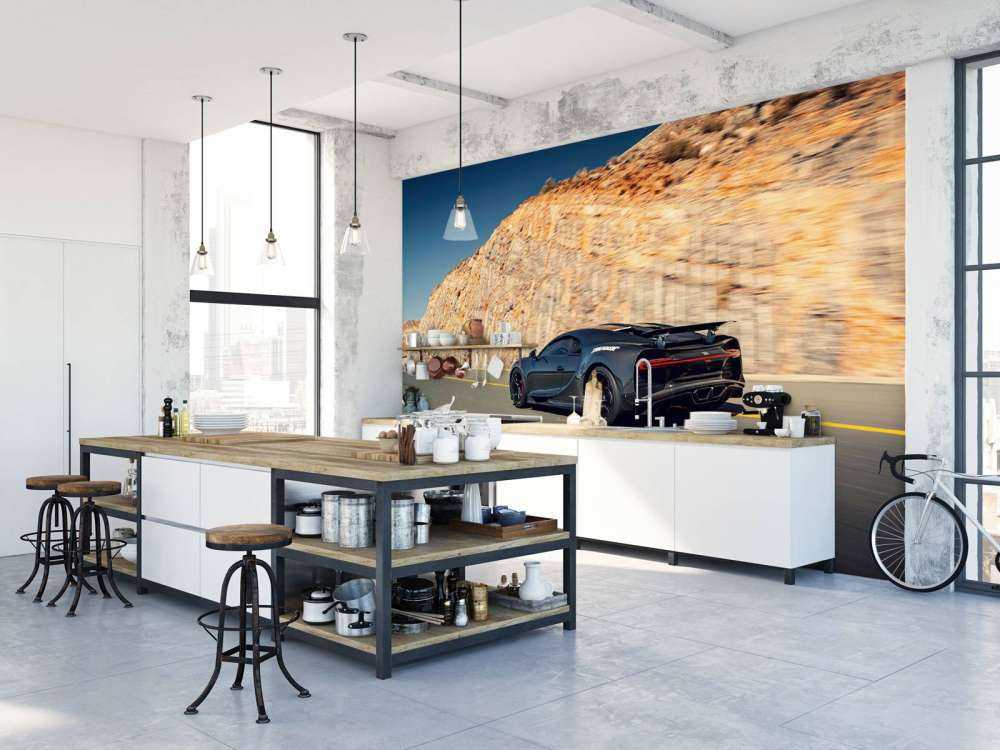 Bugatti Chiron Pur Sport in action