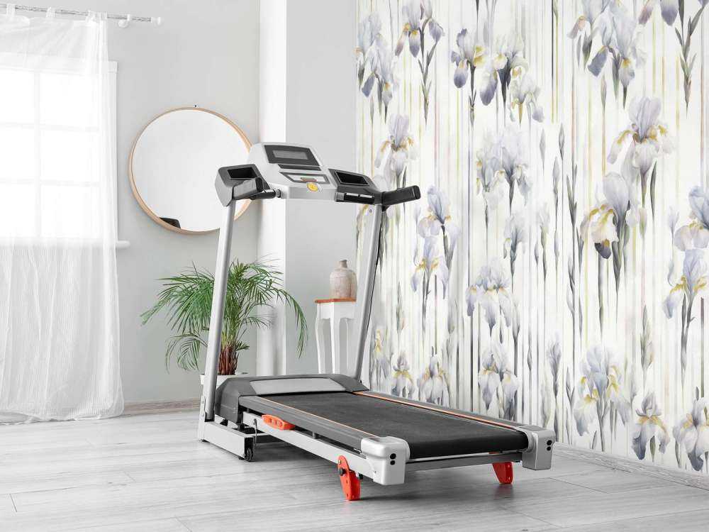 Irises and Stripes Seamless Gray