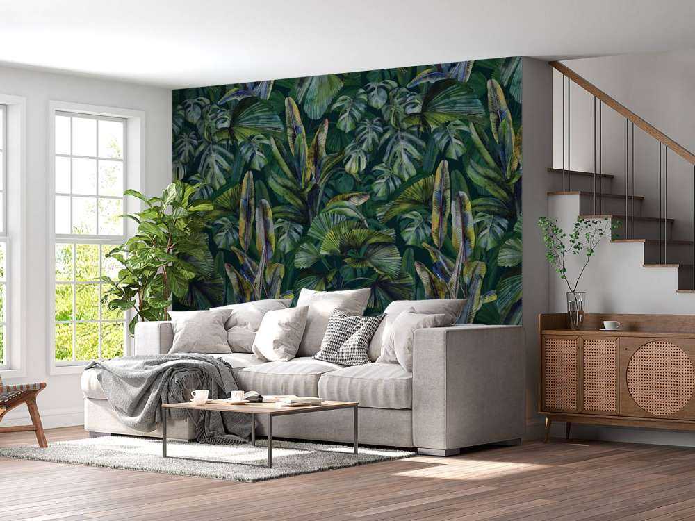 Hand drawn leaves