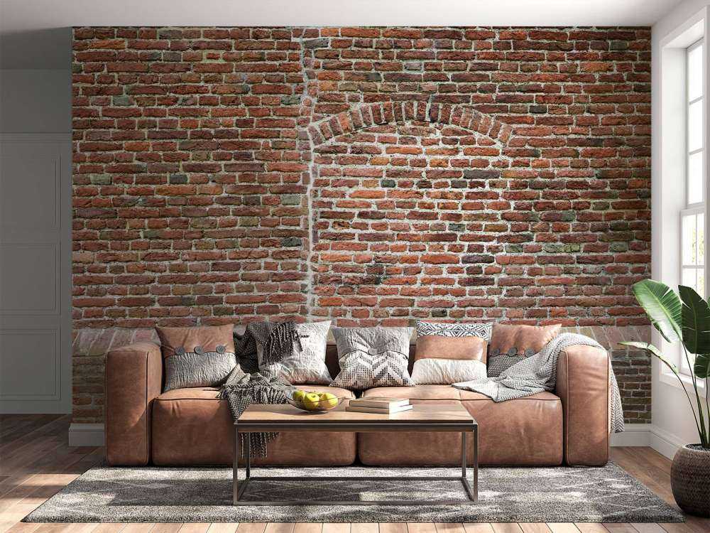 Old cracked wall
