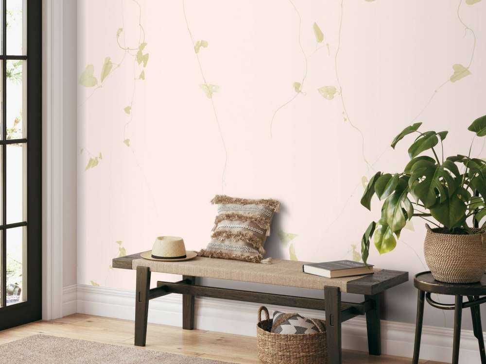 Lime leaves - powder pink