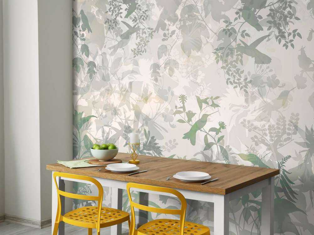 Garden Symphony in Dark Green