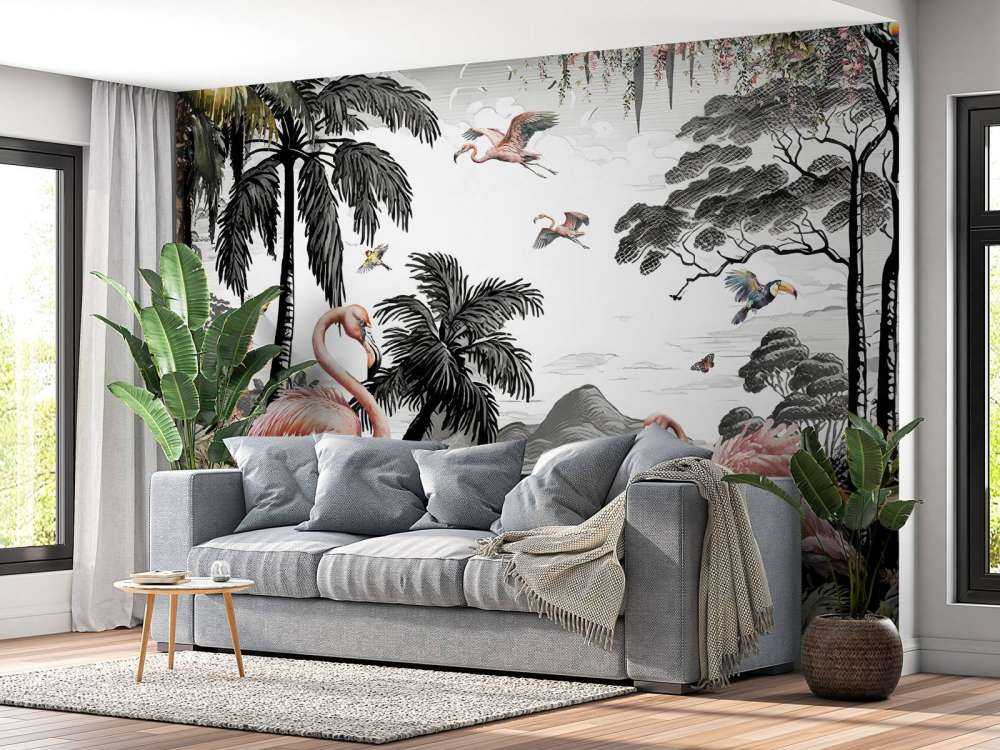 Exotic Bird Splendor Jungle