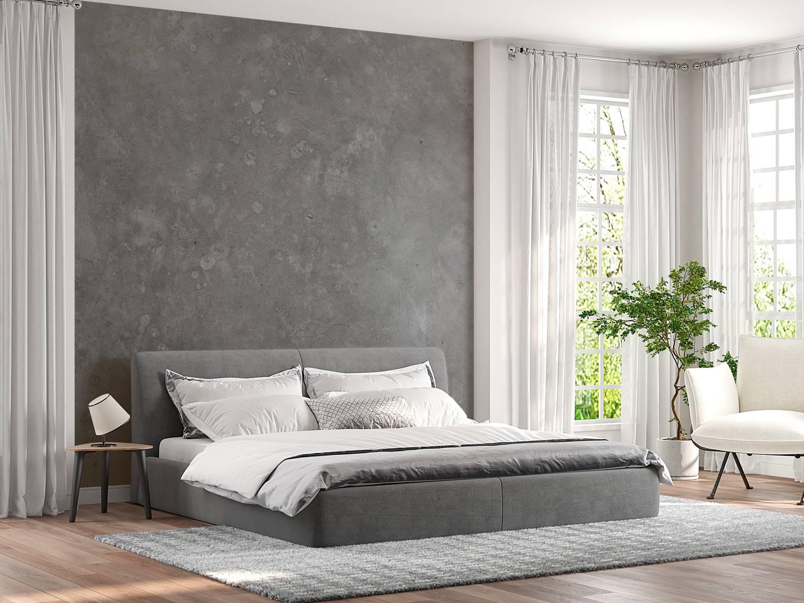 Grey concrete