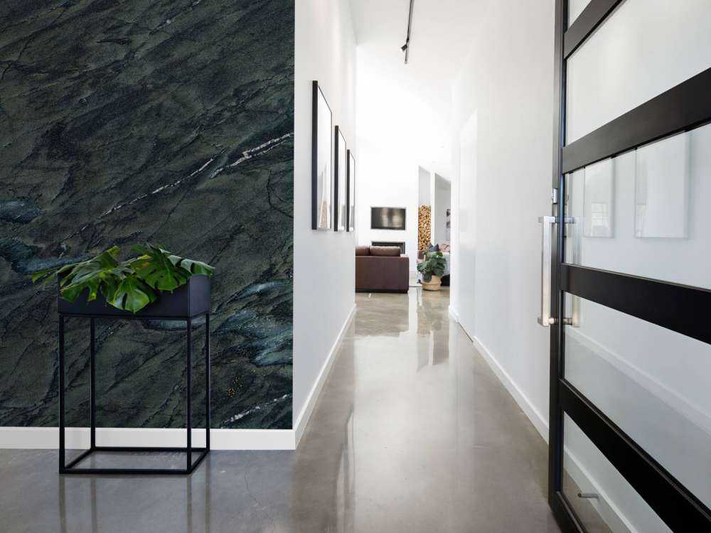 Dark green marble