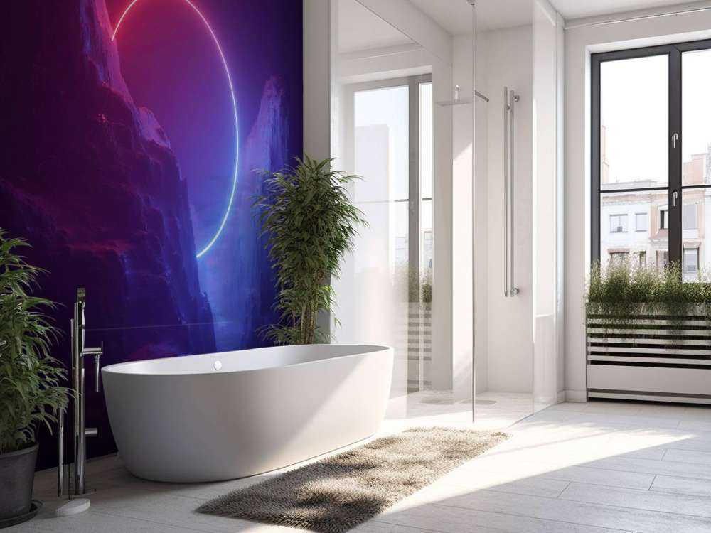 Virtual reality mountains