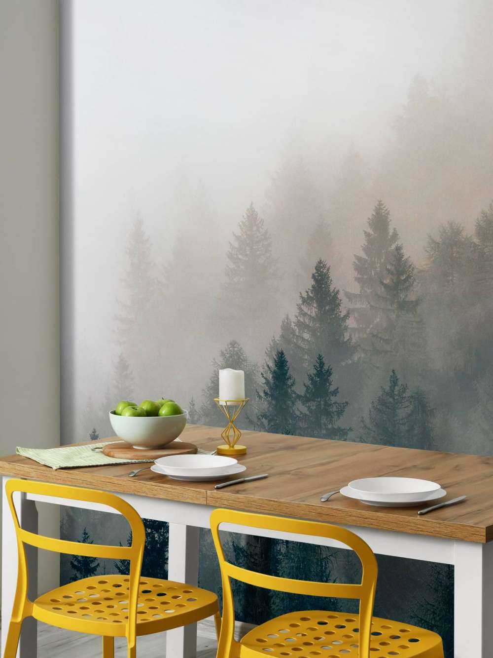 Cortina d'Ampezzo during the fog