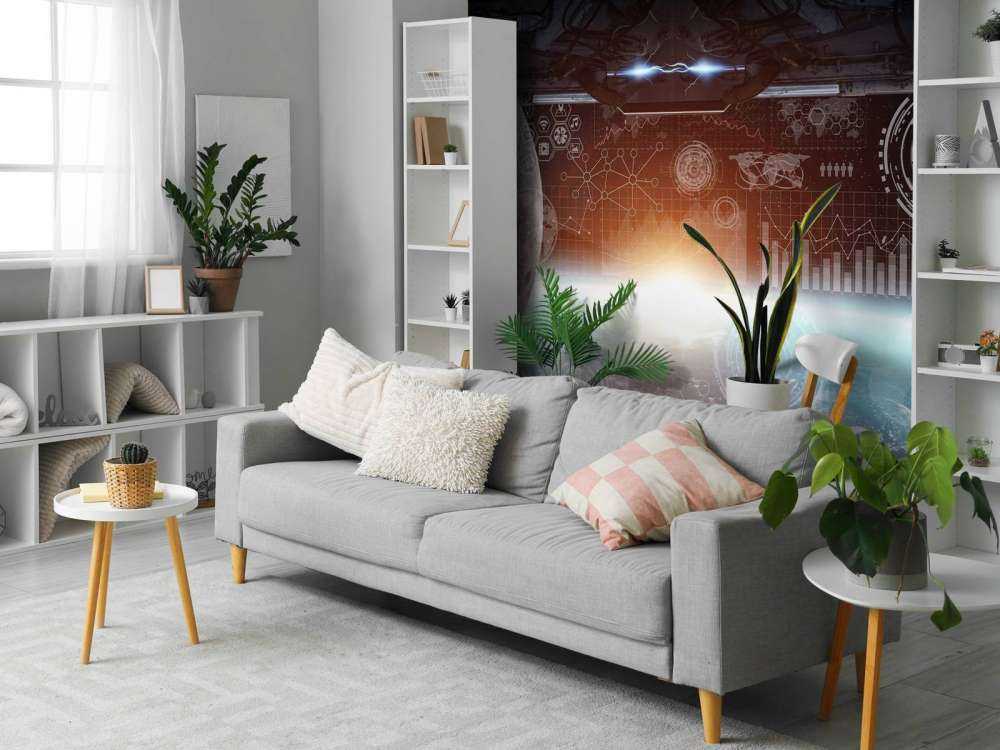 The earth from a space station