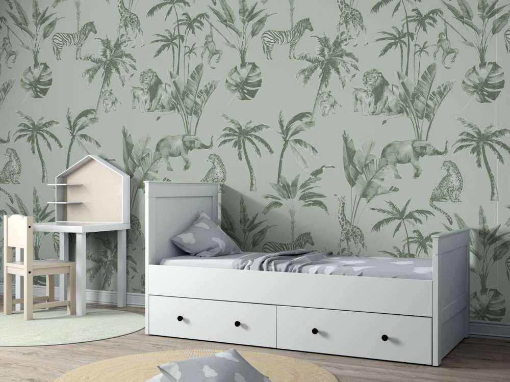 Animal jungle pattern green