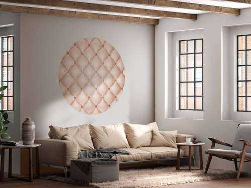 Chic pink caped wall