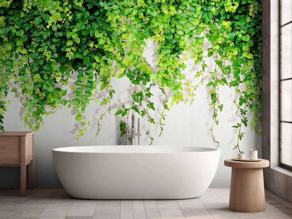 Green hanging branches