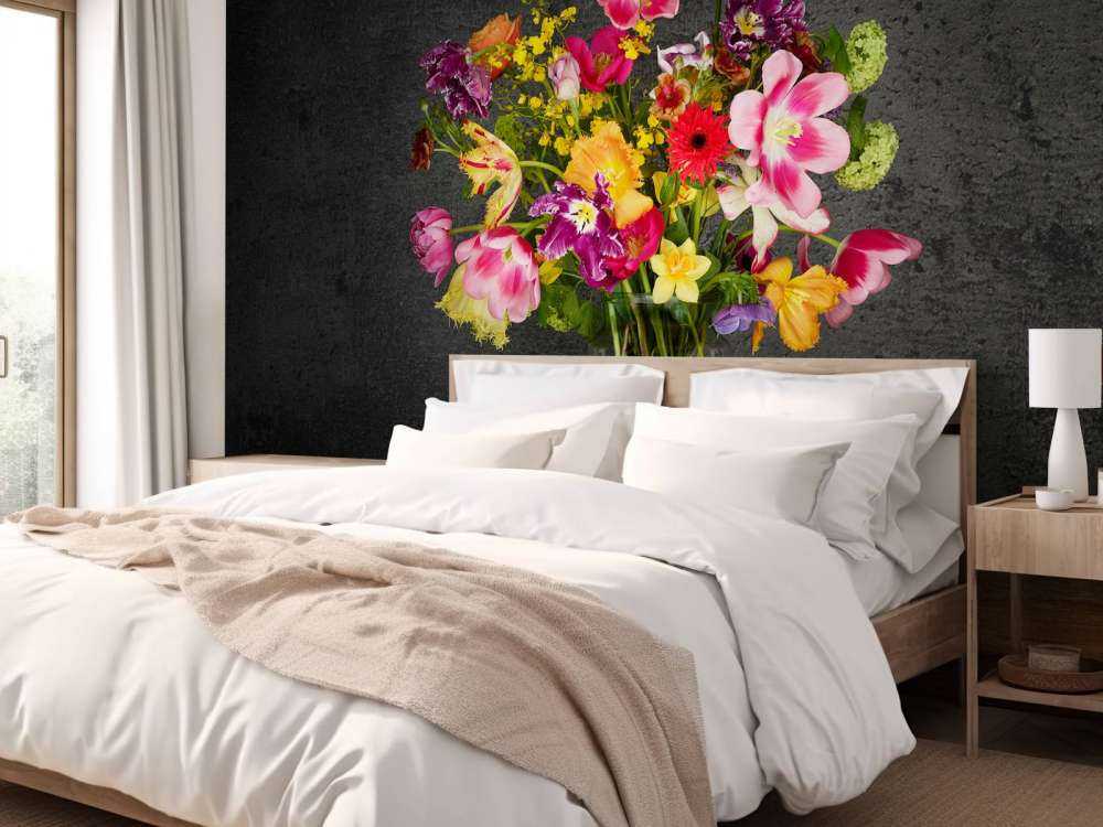 Colourful bouquet of flowers