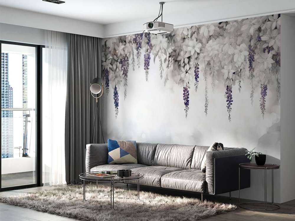Gentle Wisteria Garden Grey