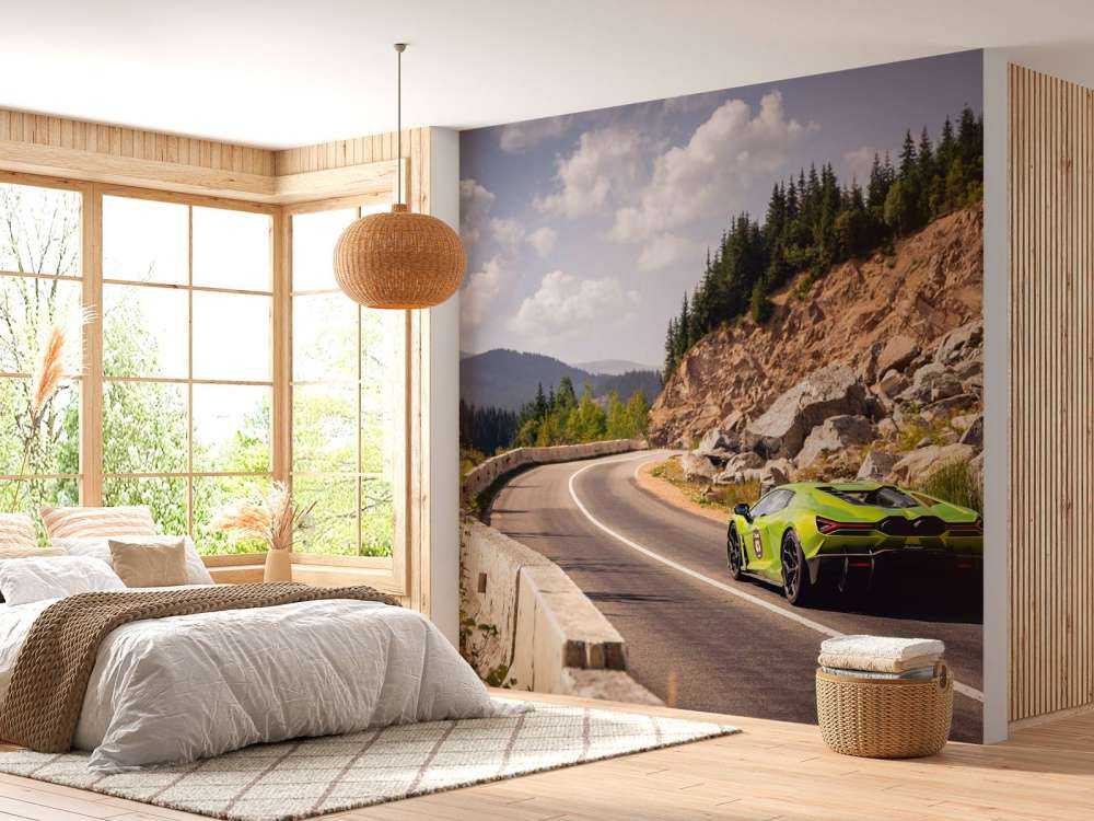 Lamborghini Revuelto in the Mountains