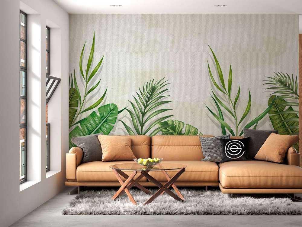Illustrated leaves