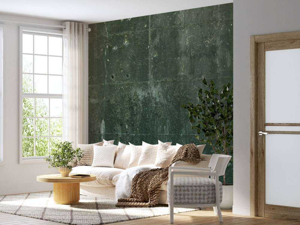 Green concrete look