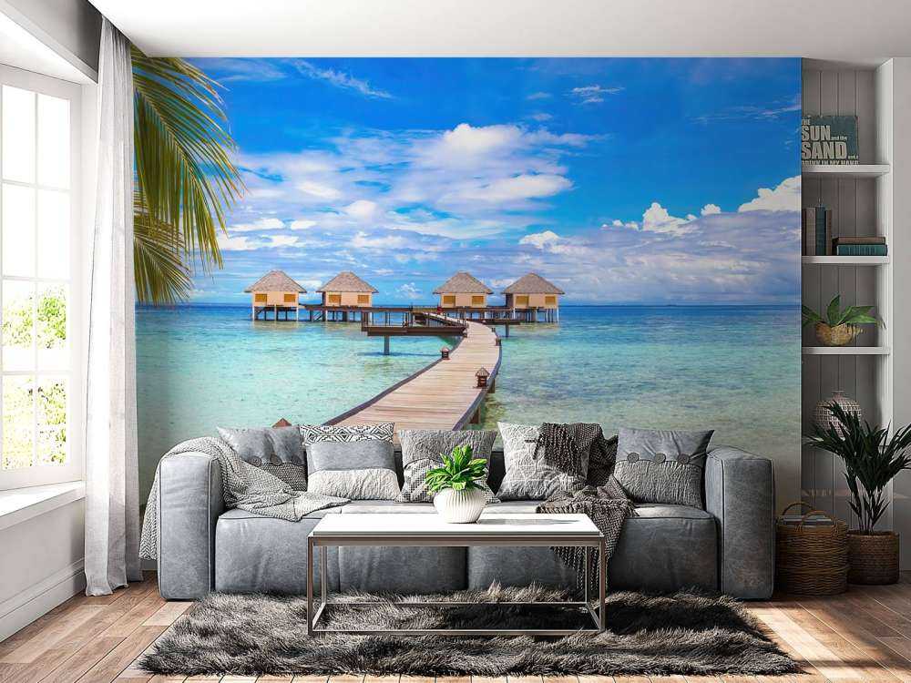 Water villas in the Maldives