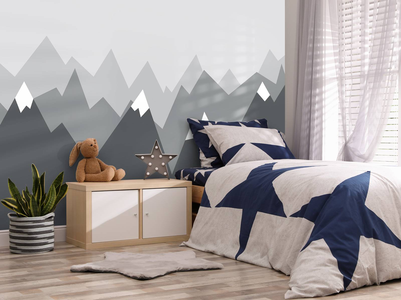 Grey mountains