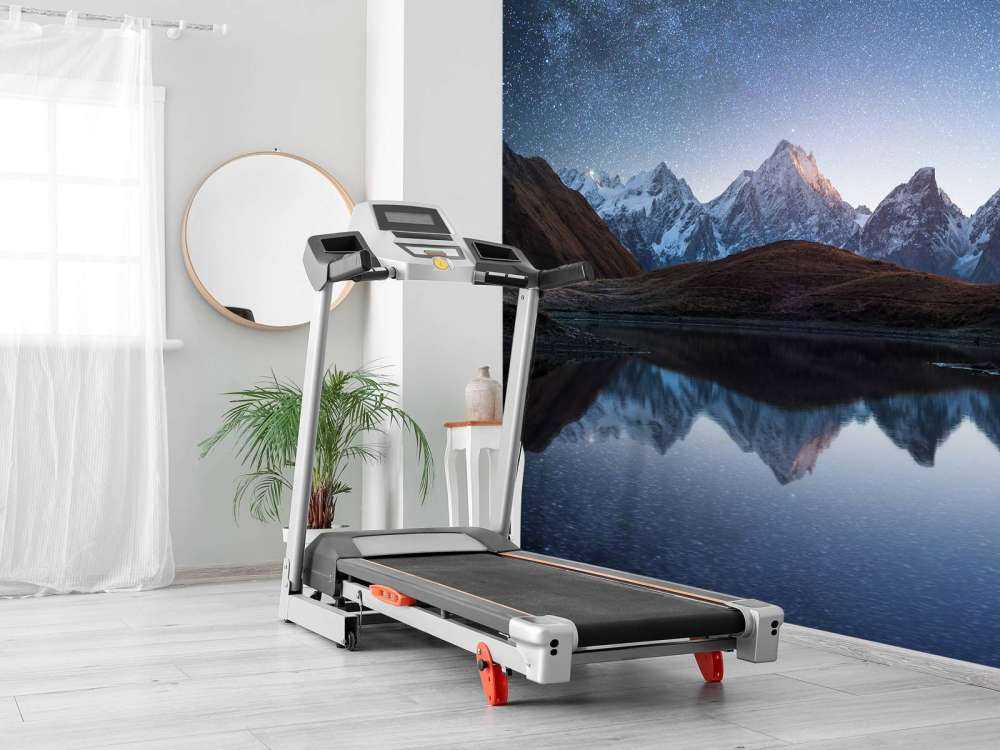 Mountains with snow at night