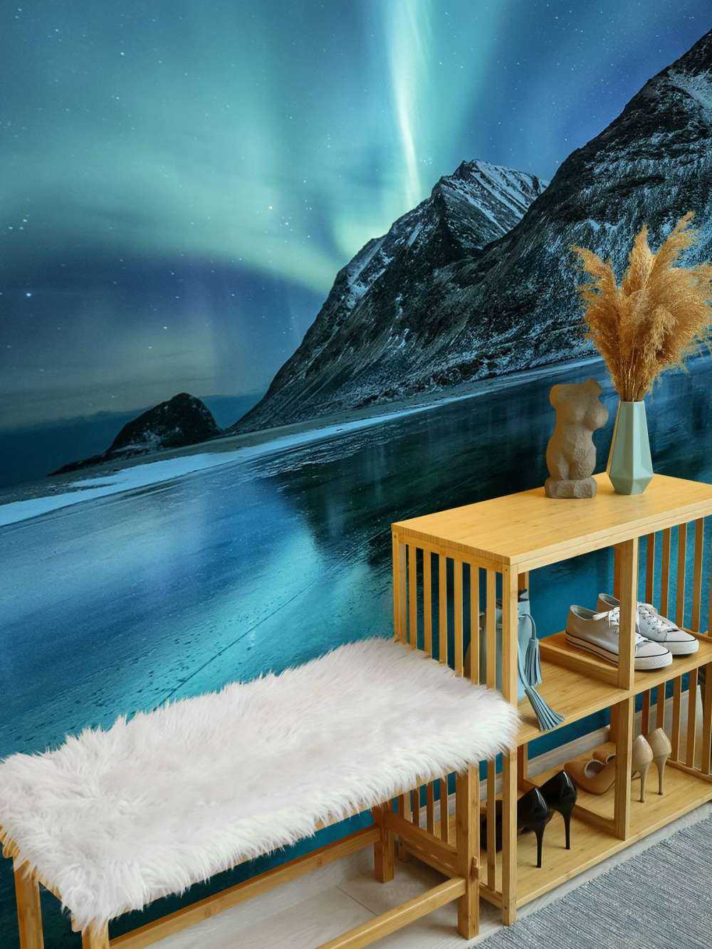 Blue northern lights
