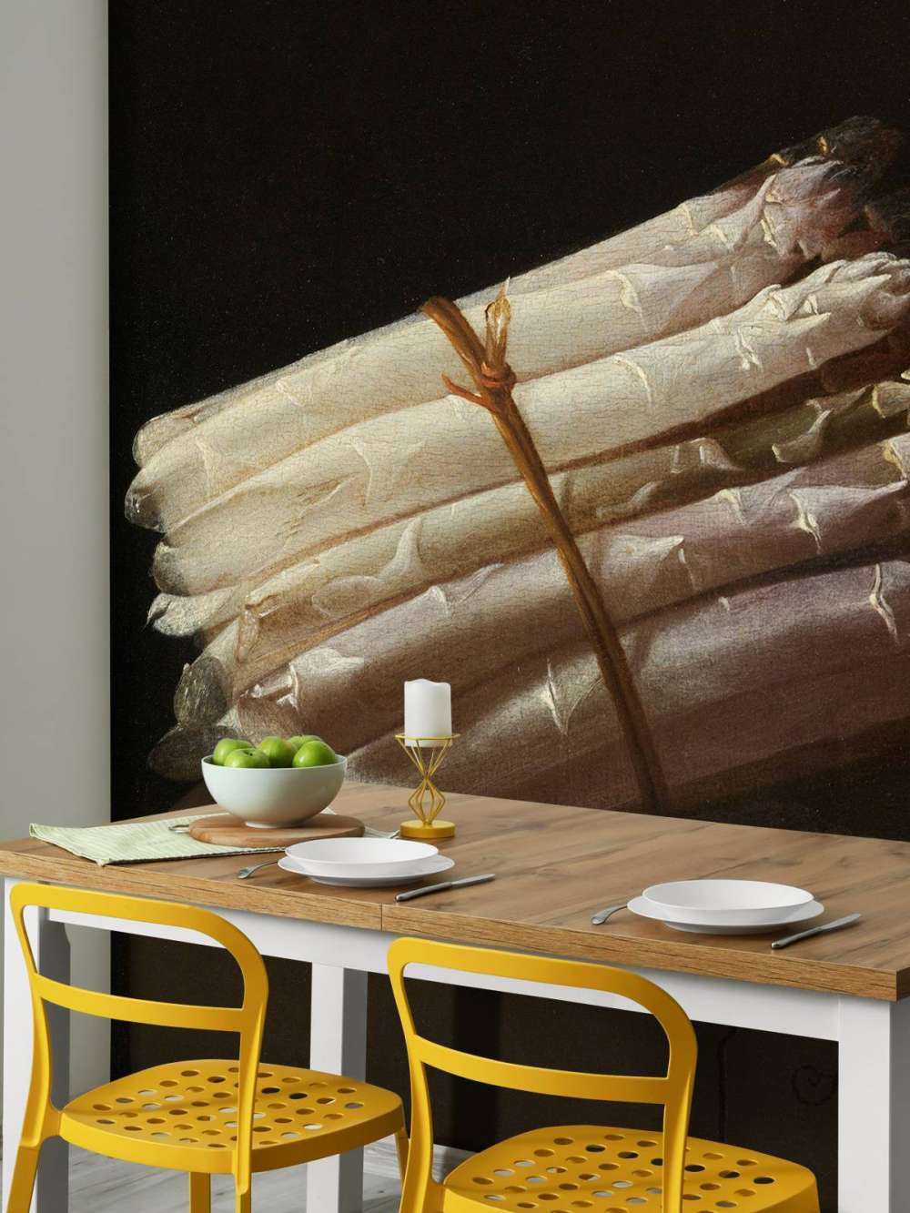 Still life with asparagus