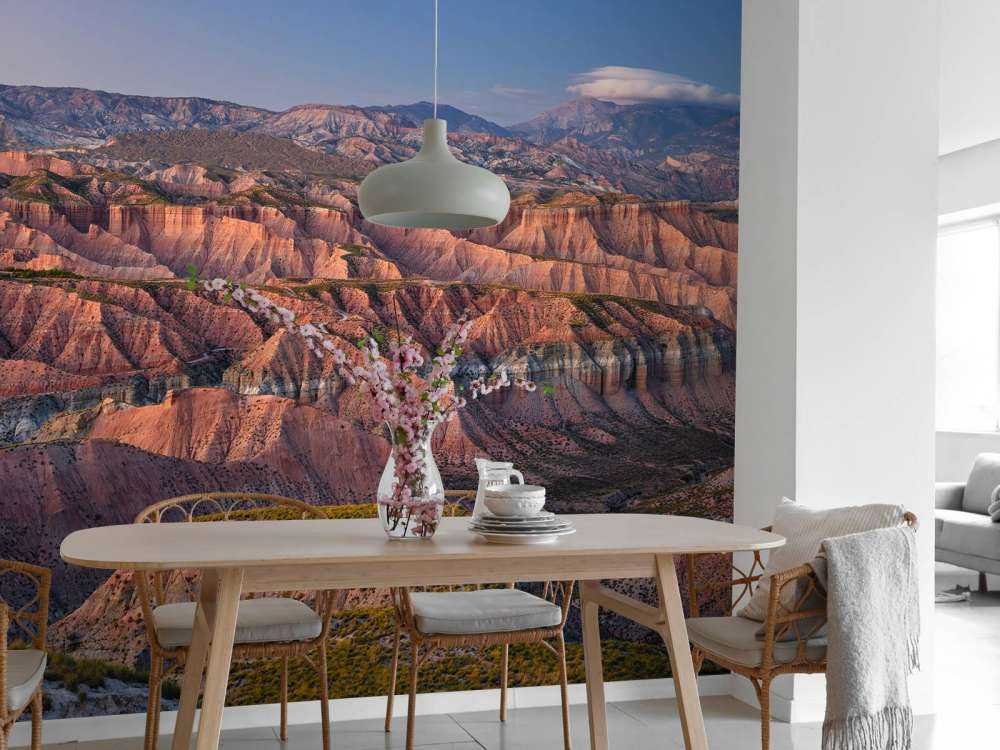 Mountains in the desert