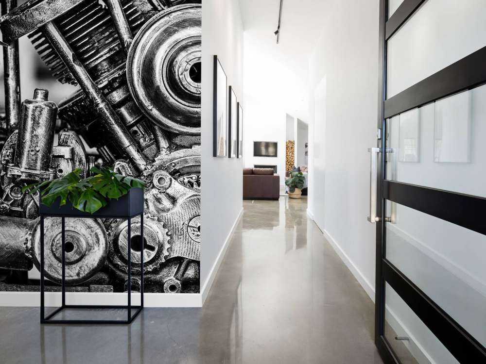 Engine block of an engine