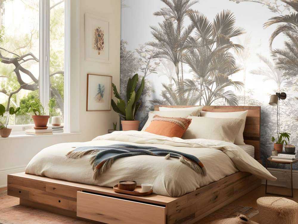 Sunlight through Palms