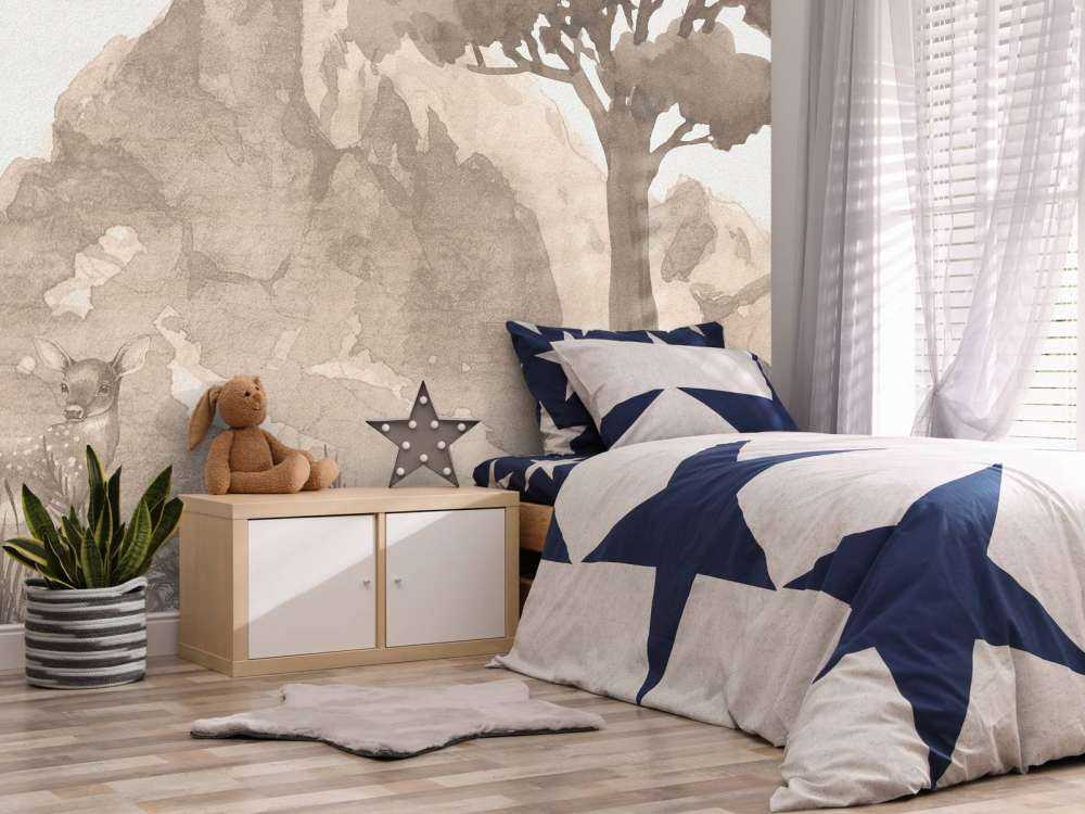 Mountain in watercolour