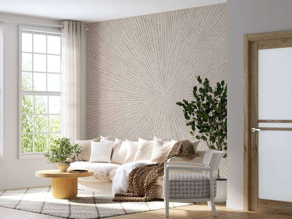 Texture with lines in linen