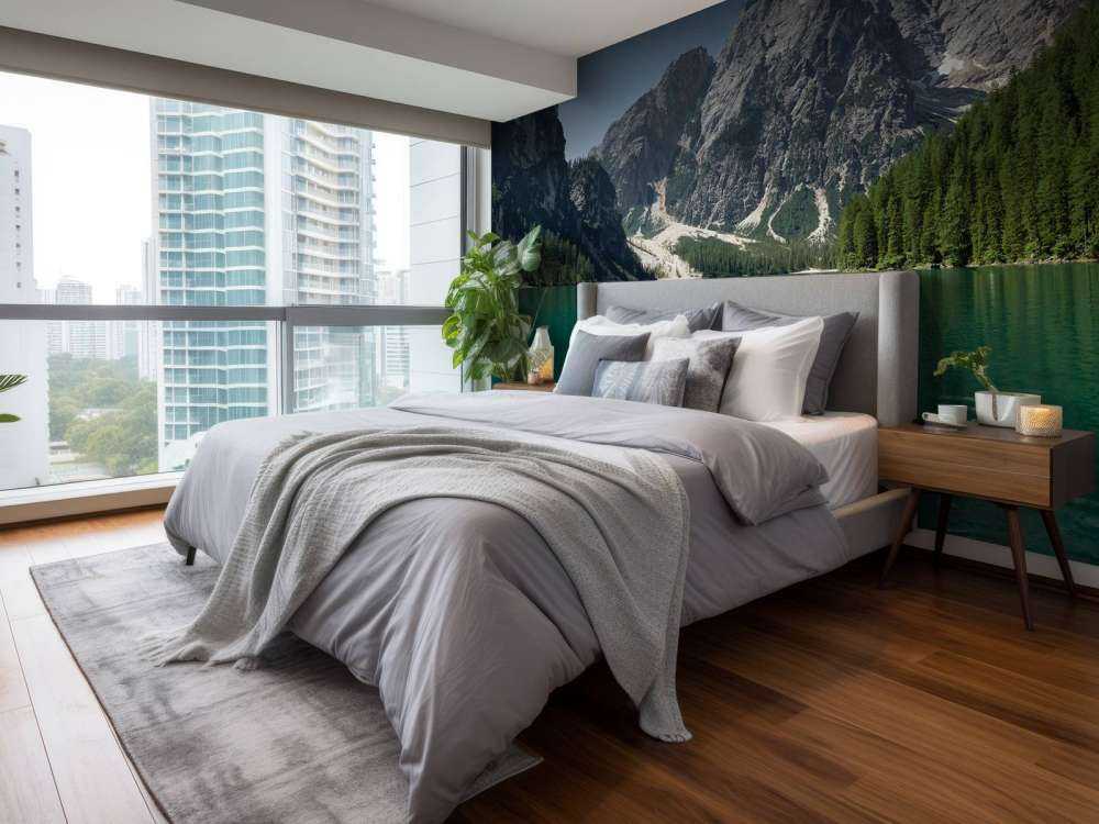 Lago di Braies from a boat