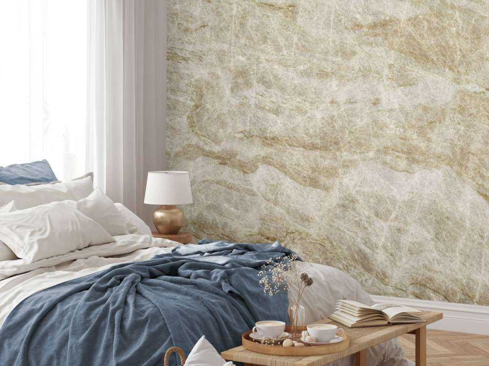 Beige coloured marble