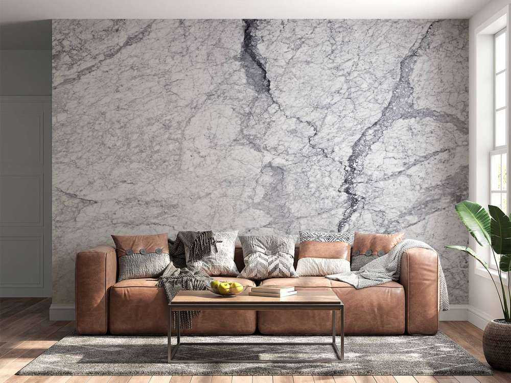 Marble black and white