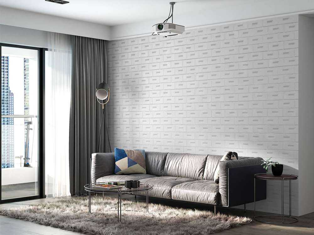 Modern white bricks