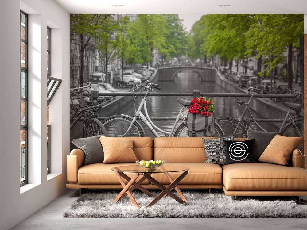 Bicycle with flowers