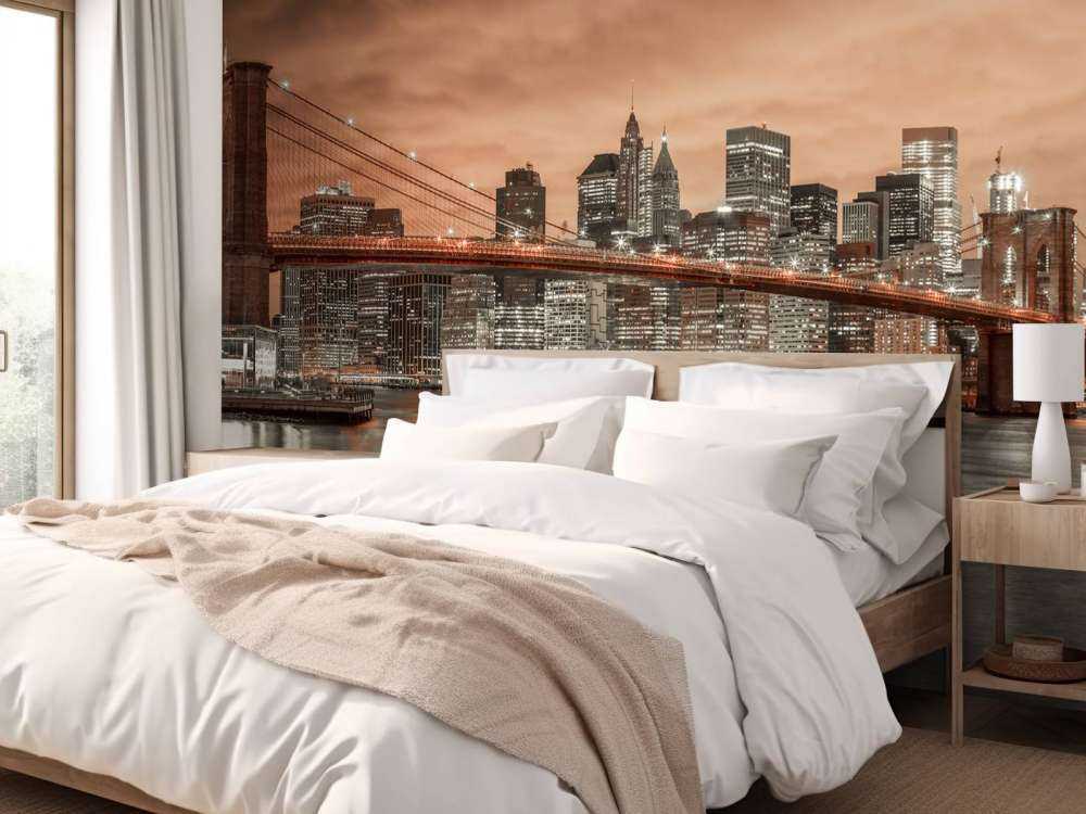 Brooklyn Bridge and Manhattan