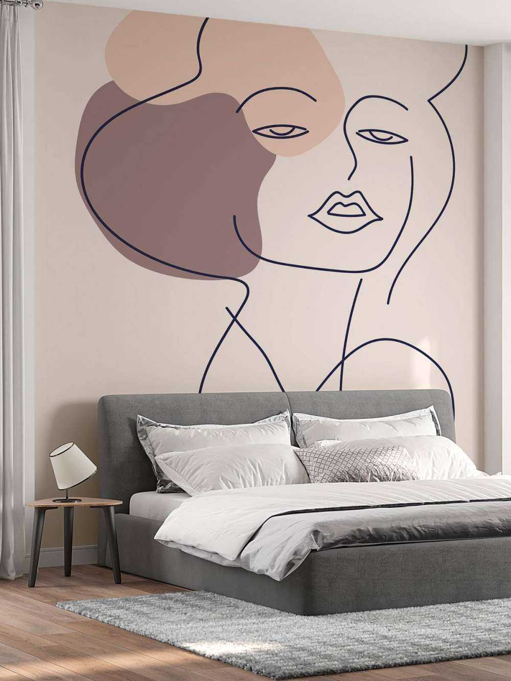 Geïllustreerde vrouw