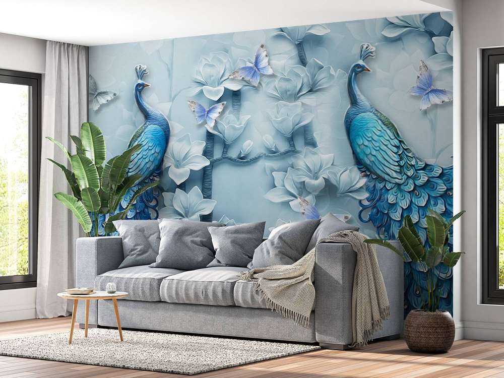 Peacocks and butterflies
