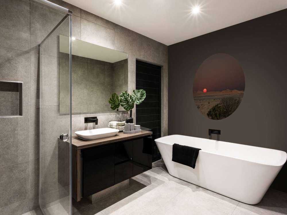 Donkere zonsondergang