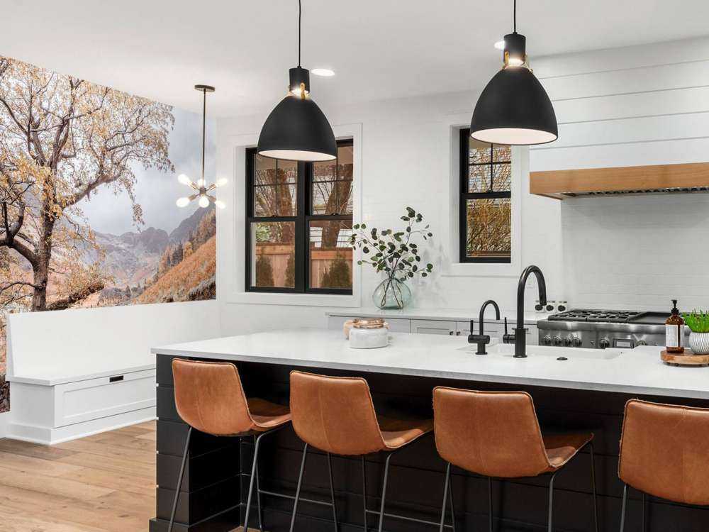 Path between the mountains