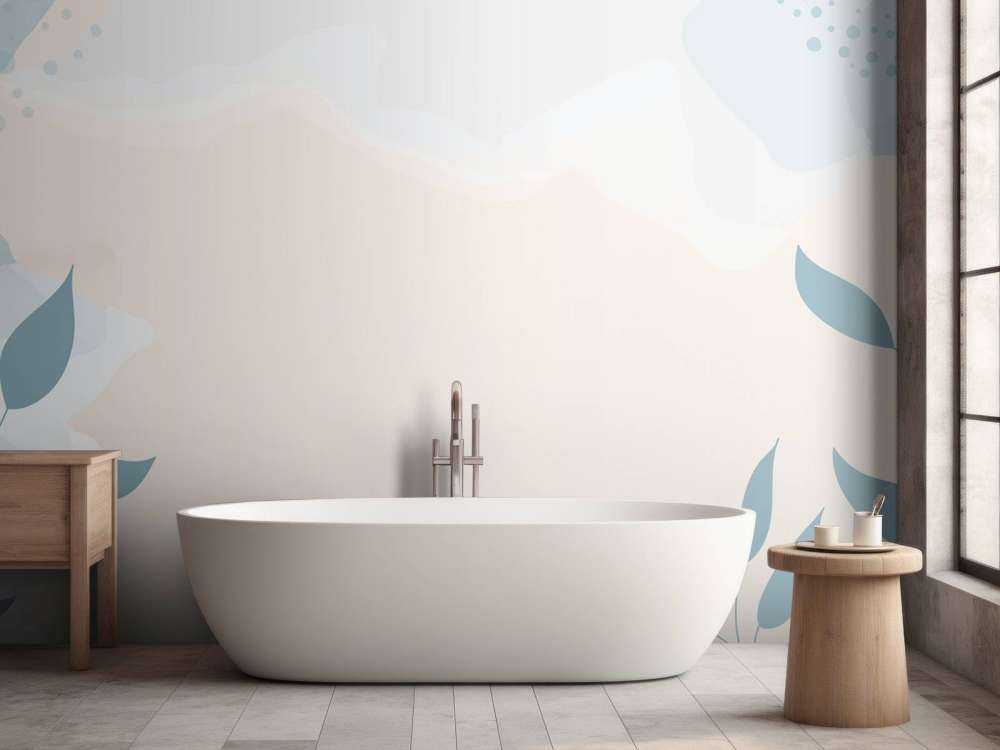 Panorama illustratie met planten