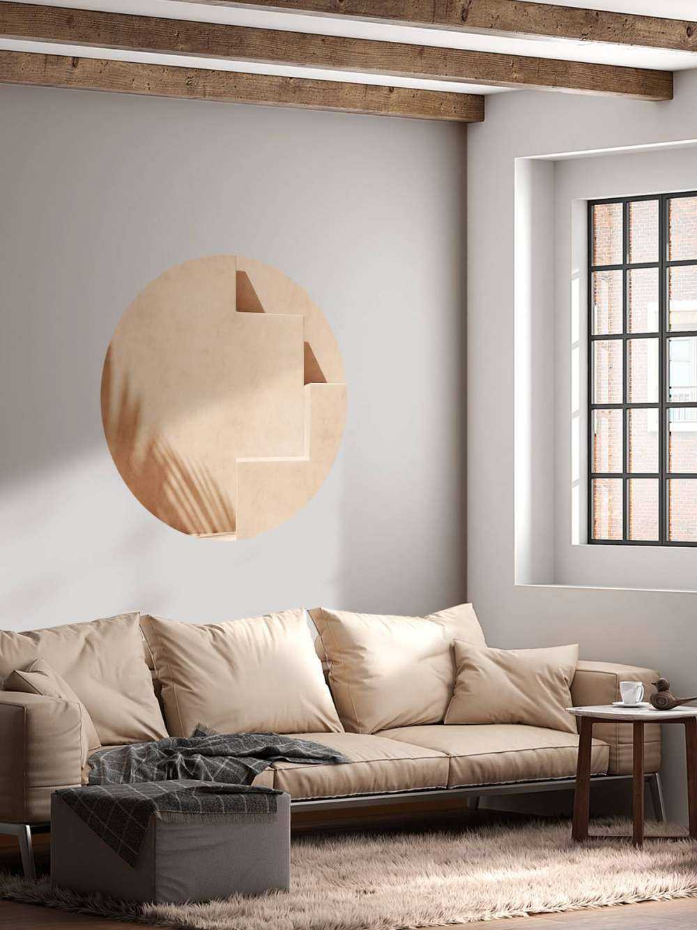 Minimalistische foto van trappen