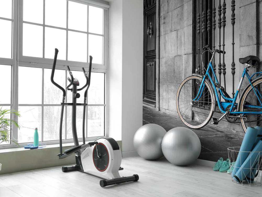 Old blue bike