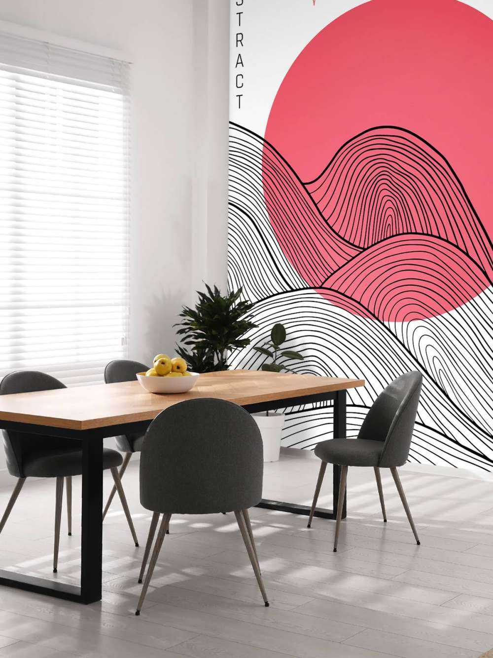 Abstracte zon illustratie