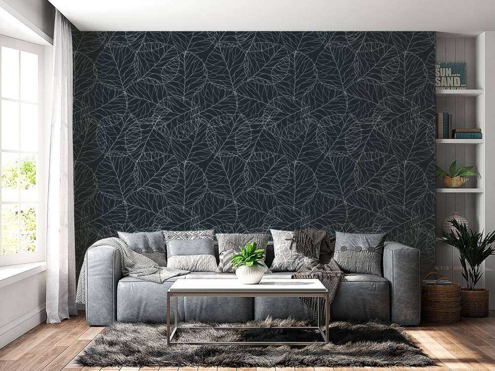 Illustrated leaf pattern