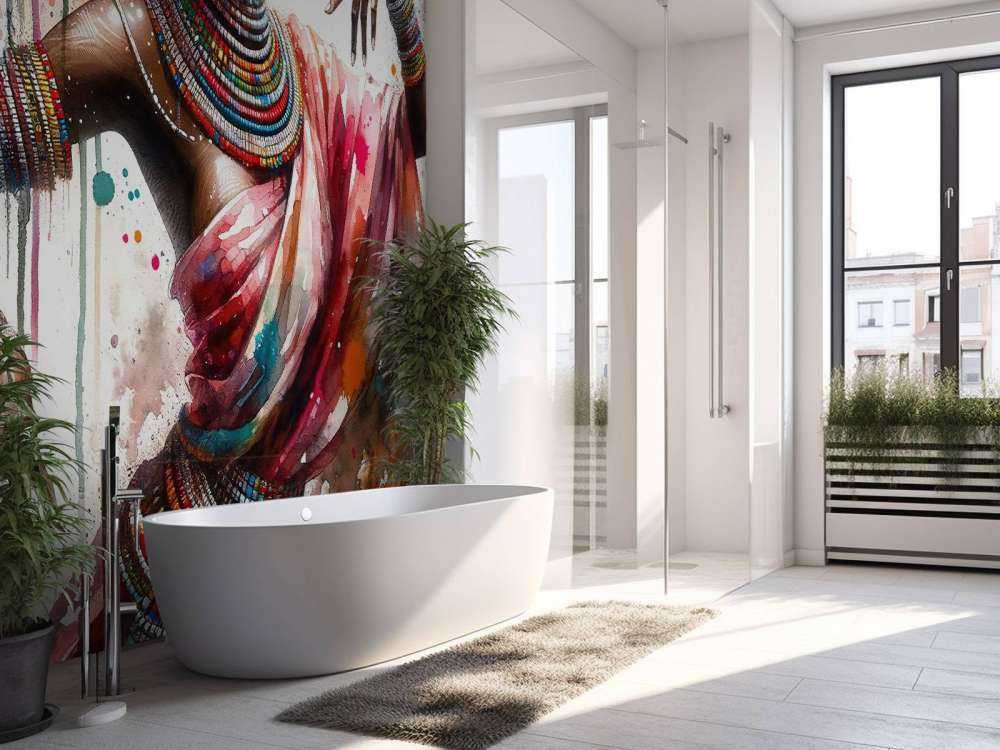 Watercolour African Dancer