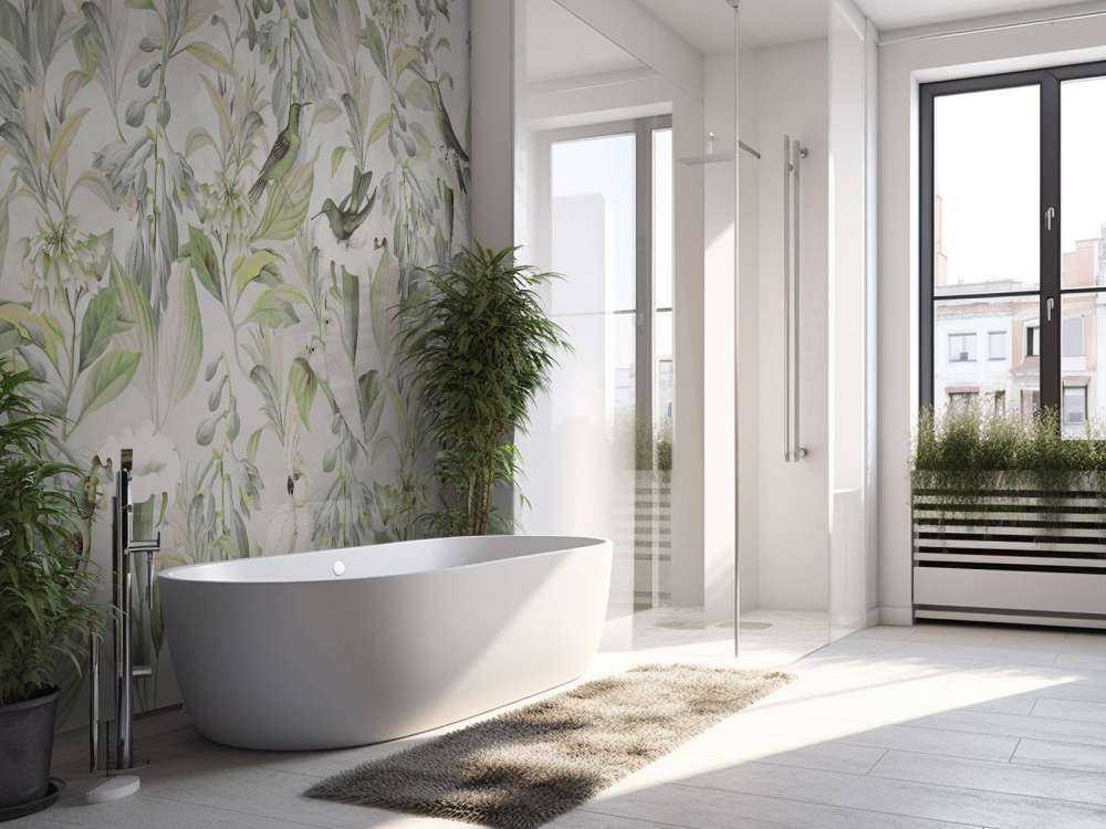 Ethereal Birdsong Blossom - Green Symphony